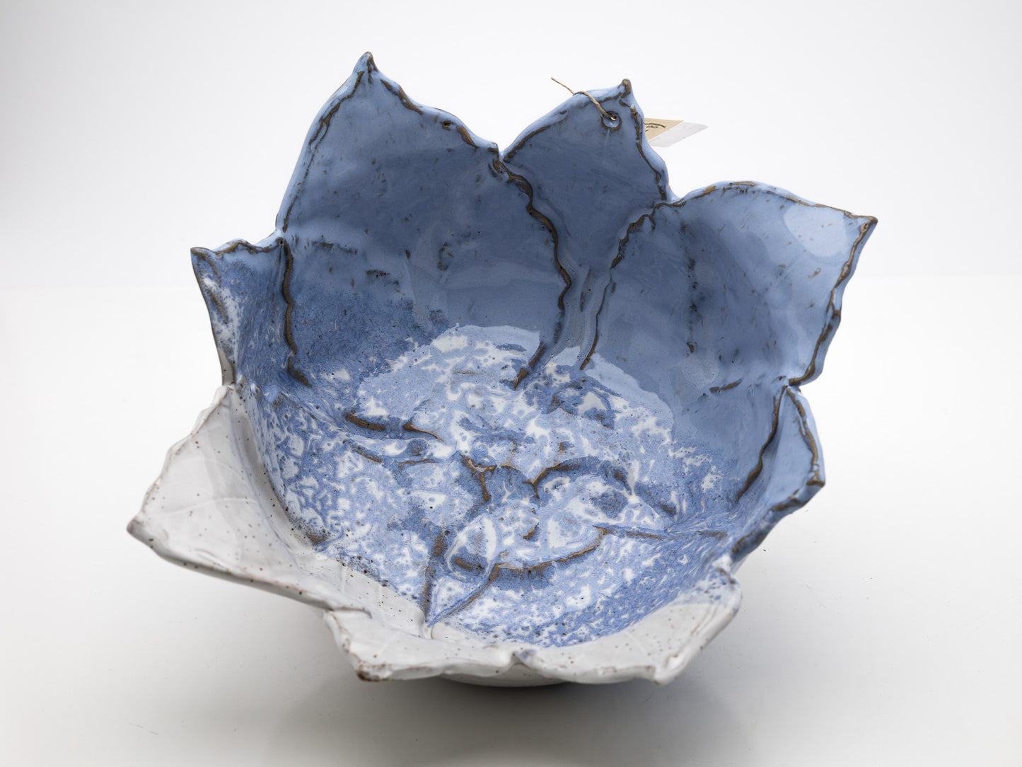Hand Built Leaf Bowl
