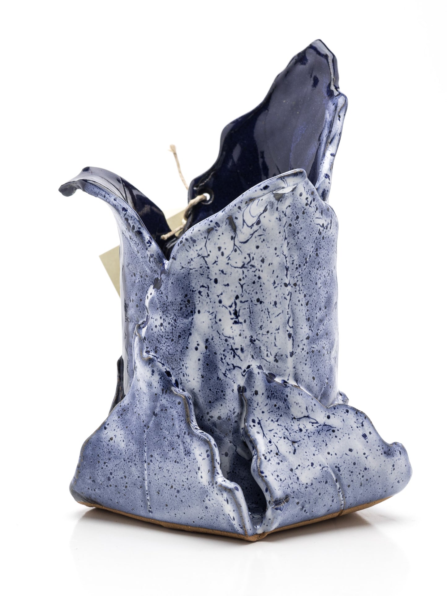 Hand-Built Leaf Vase